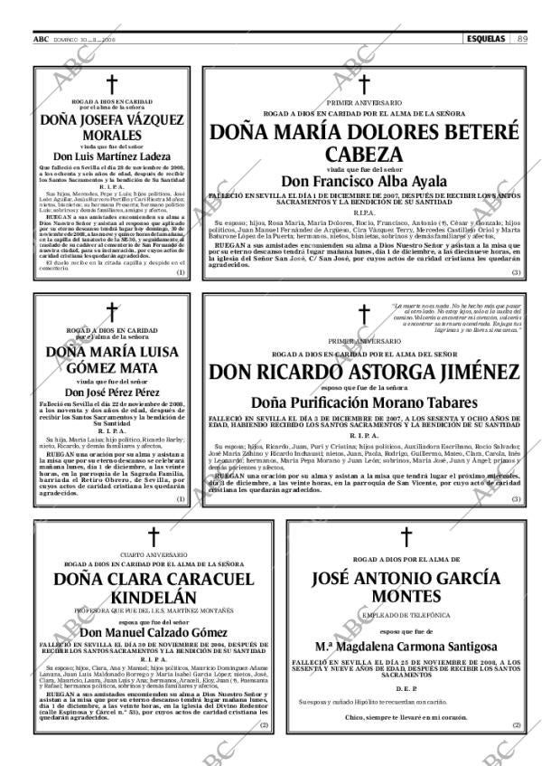 ABC SEVILLA 30-11-2008 página 89