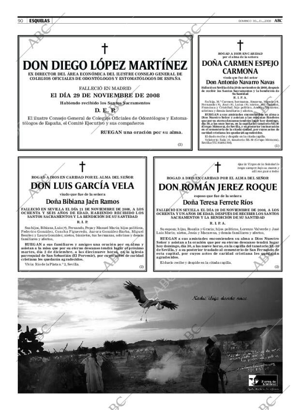 ABC SEVILLA 30-11-2008 página 90