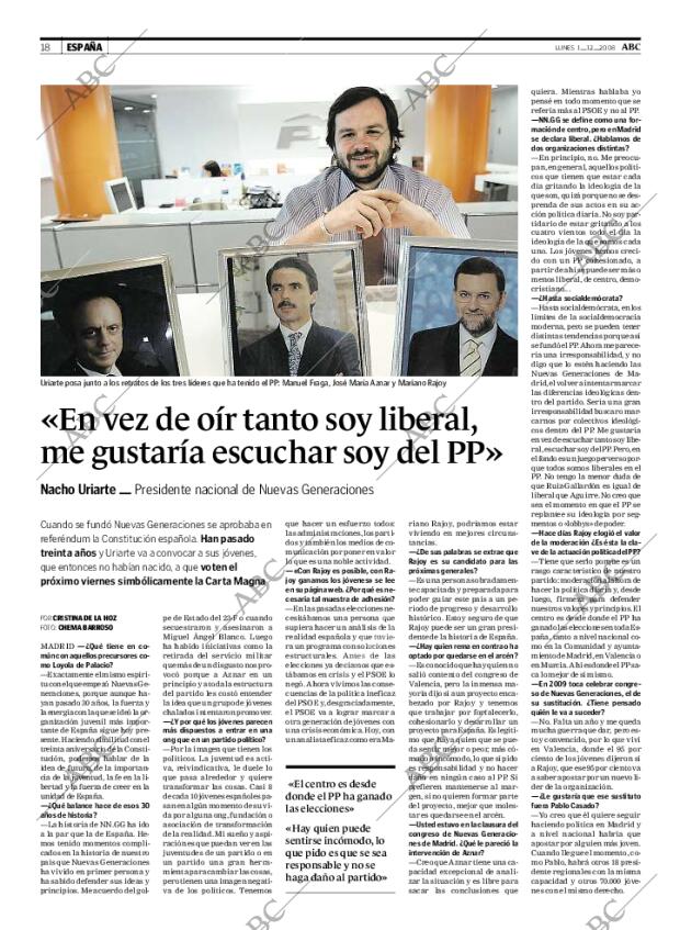ABC MADRID 01-12-2008 página 18