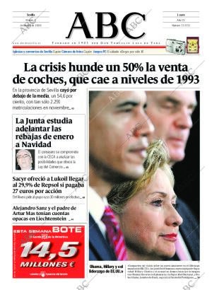 ABC SEVILLA 02-12-2008 página 1