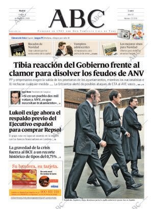 ABC MADRID 05-12-2008 página 1