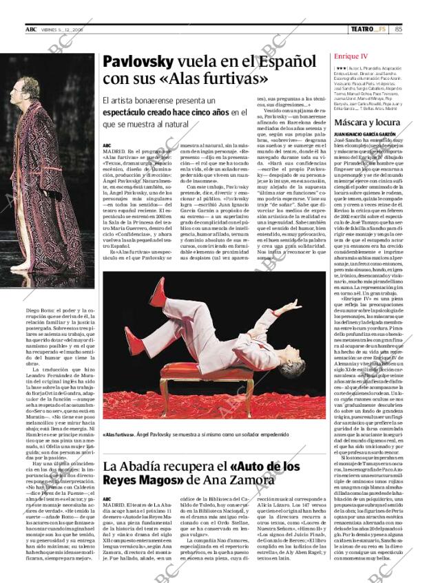 ABC MADRID 05-12-2008 página 85