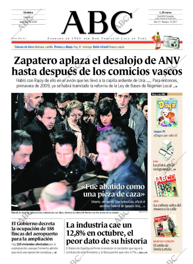 ABC CORDOBA 06-12-2008 página 1