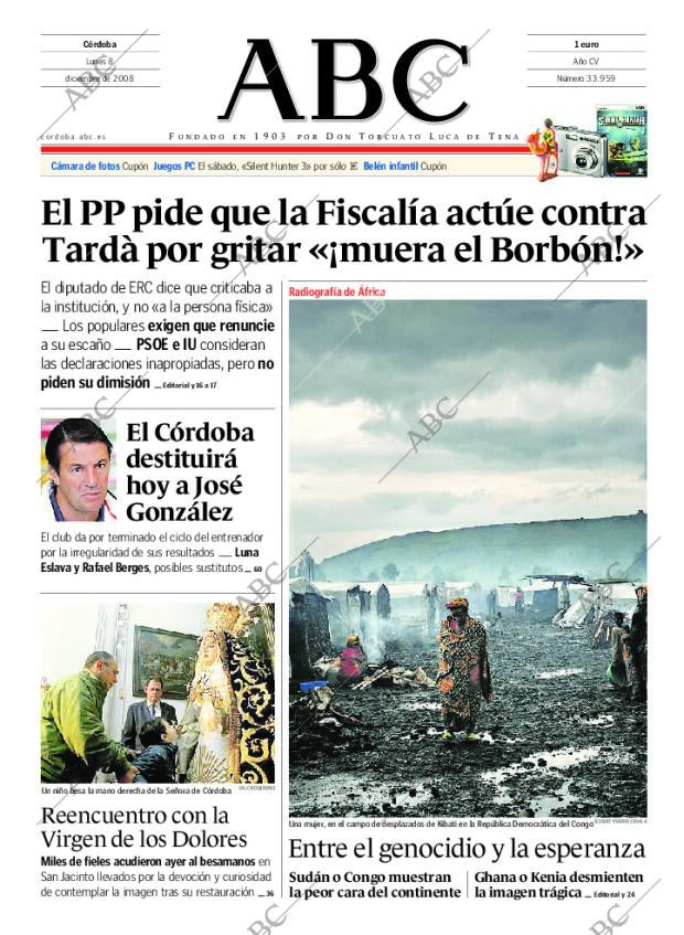 ABC CORDOBA 08-12-2008 página 1