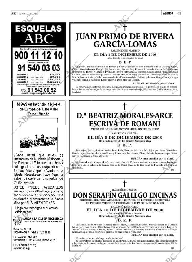 ABC MADRID 12-12-2008 página 65