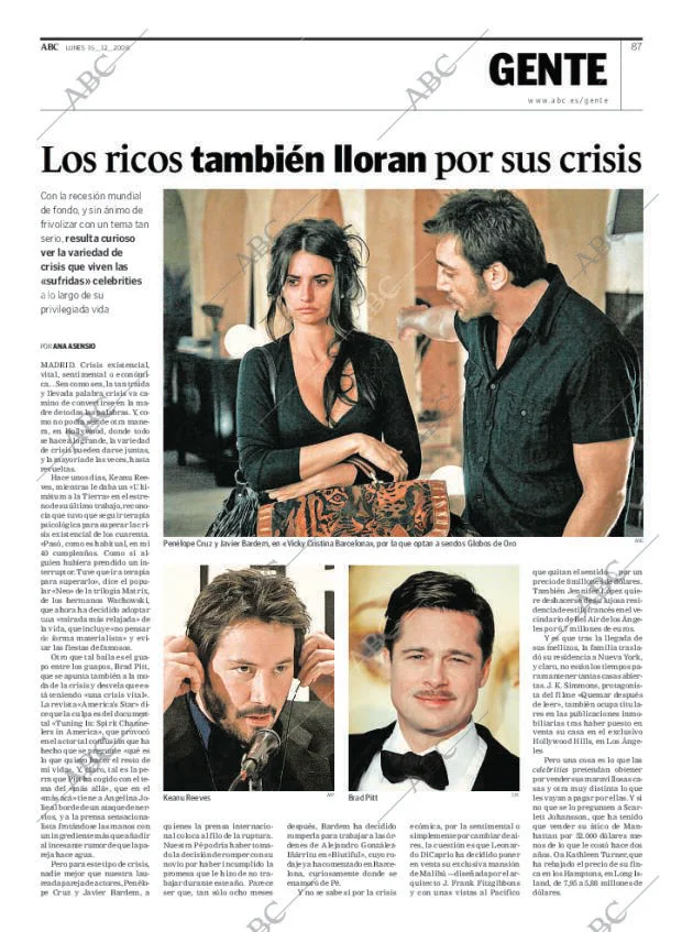 ABC MADRID 15-12-2008 página 87
