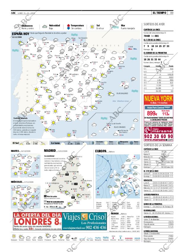 ABC MADRID 15-12-2008 página 89