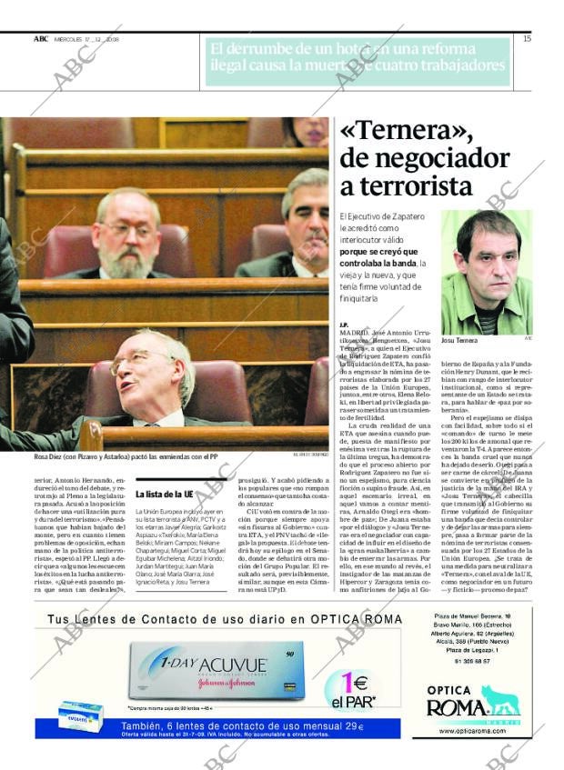 ABC MADRID 17-12-2008 página 15