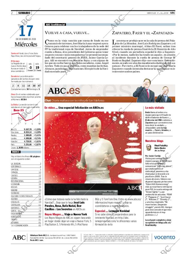 ABC MADRID 17-12-2008 página 2