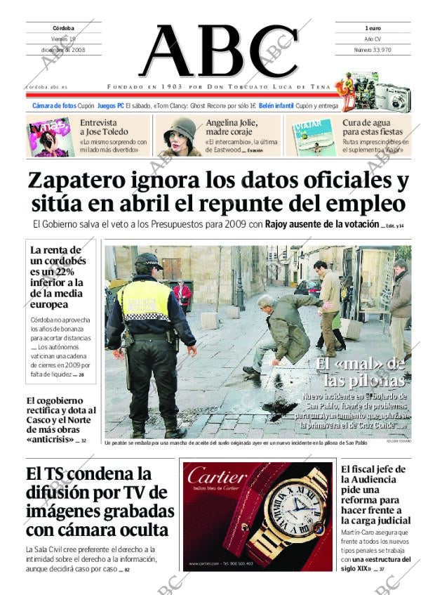 ABC CORDOBA 19-12-2008 página 1