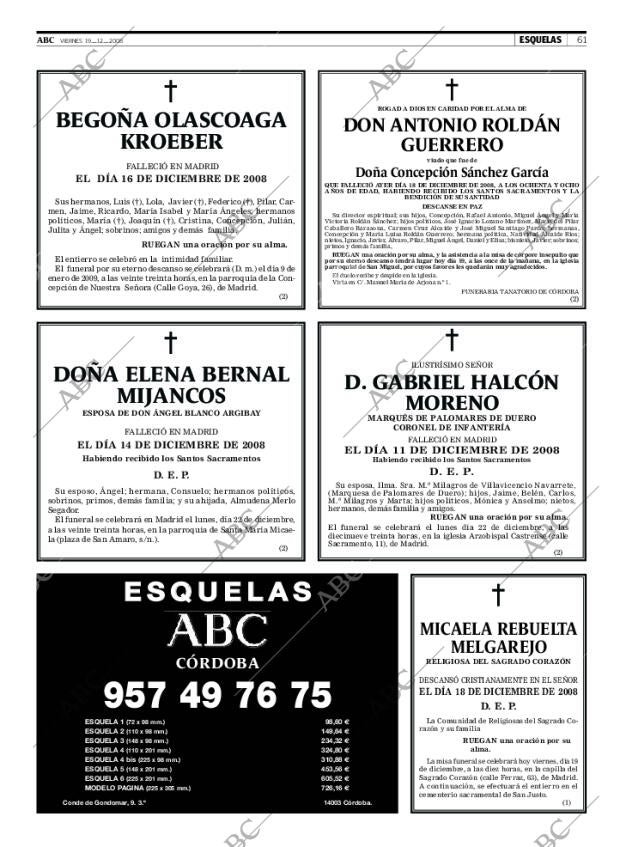 ABC CORDOBA 19-12-2008 página 61