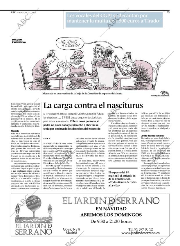 ABC MADRID 20-12-2008 página 15