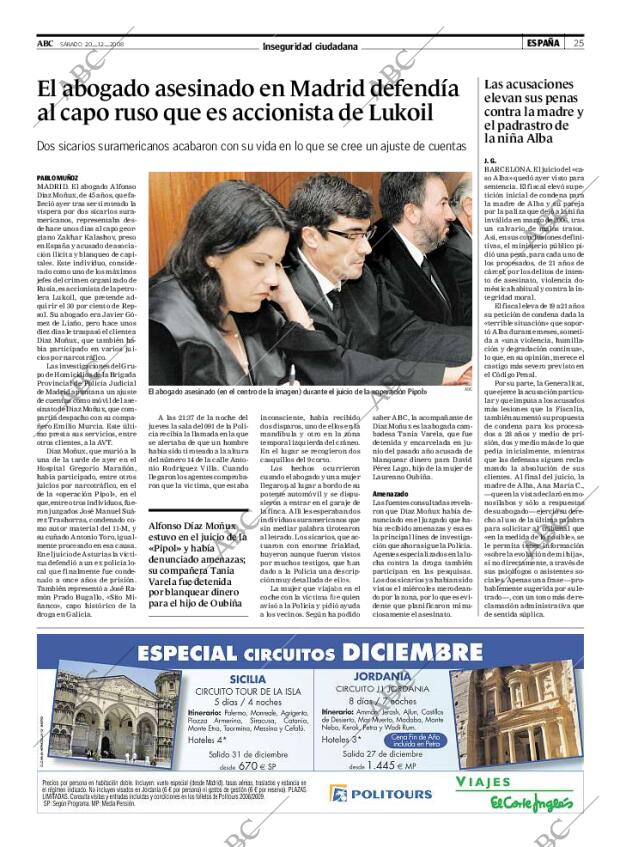 ABC MADRID 20-12-2008 página 25