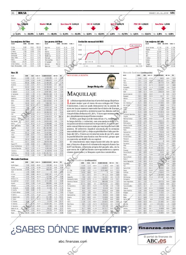 ABC MADRID 20-12-2008 página 36
