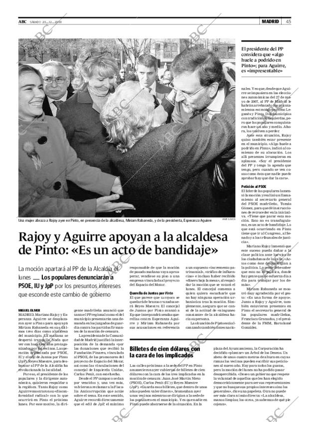ABC MADRID 20-12-2008 página 45