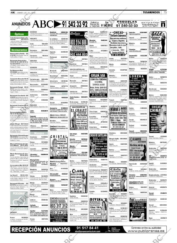 ABC MADRID 20-12-2008 página 75