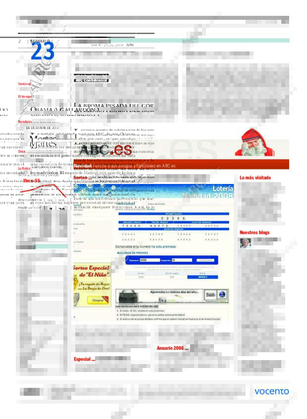 ABC MADRID 23-12-2008 página 2