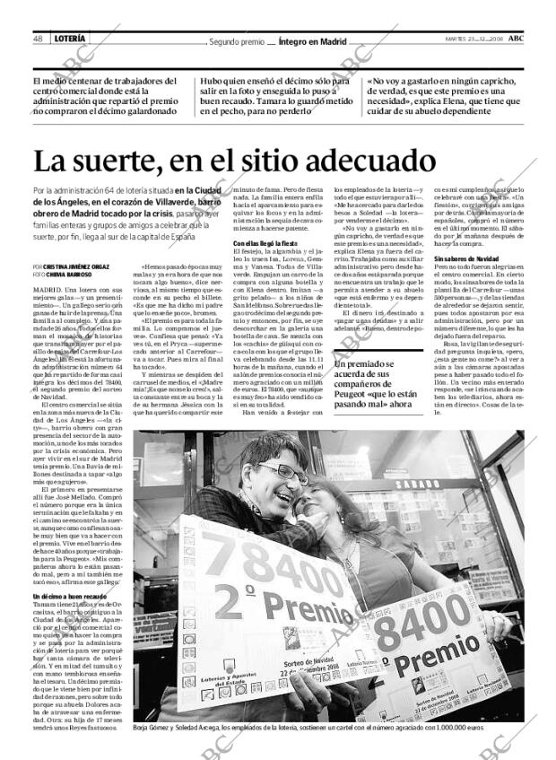 ABC MADRID 23-12-2008 página 48