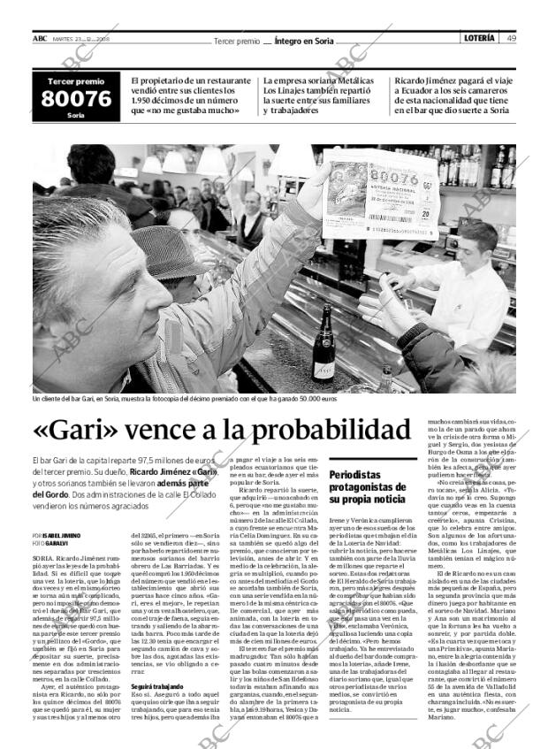 ABC MADRID 23-12-2008 página 49