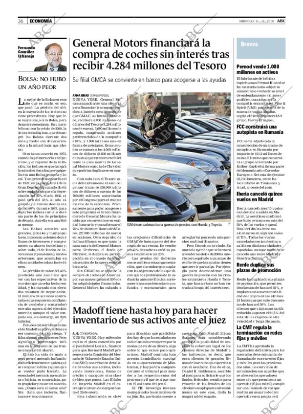 ABC MADRID 31-12-2008 página 36