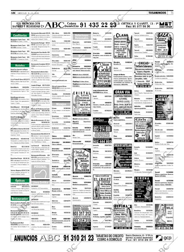 ABC MADRID 31-12-2008 página 71