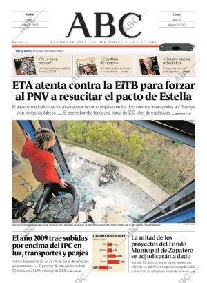 ABC MADRID 02-01-2009 página 1