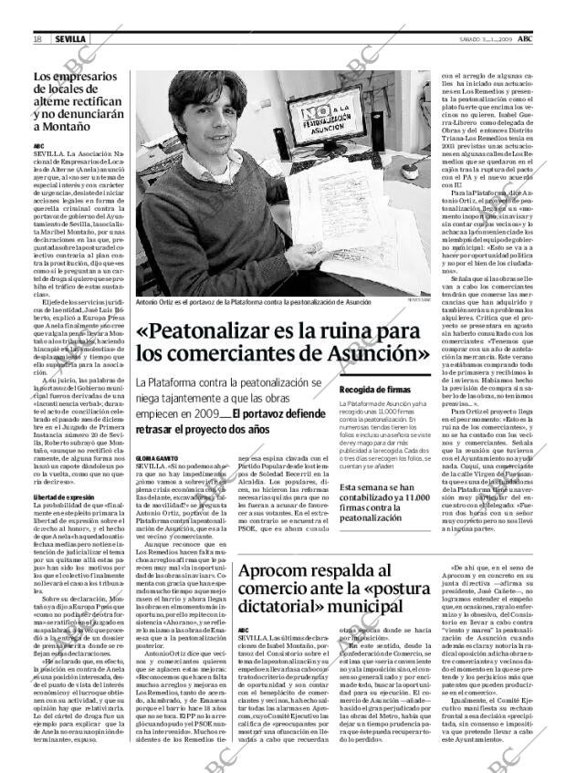 ABC SEVILLA 03-01-2009 página 18