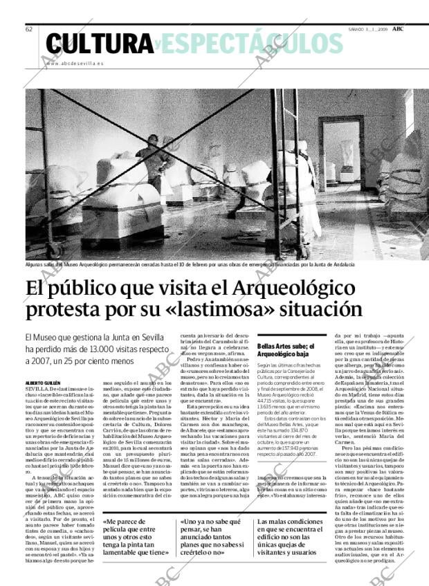 ABC SEVILLA 03-01-2009 página 62
