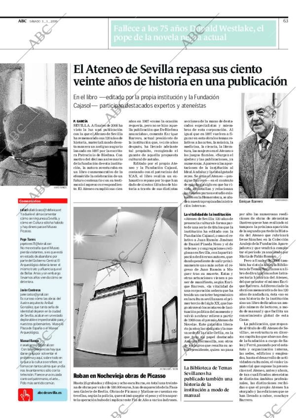 ABC SEVILLA 03-01-2009 página 63
