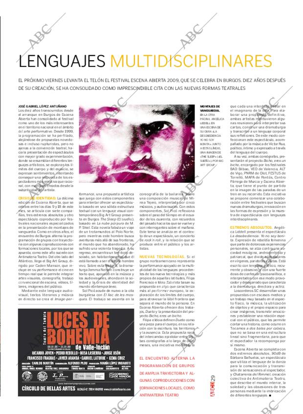 CULTURAL MADRID 03-01-2009 página 29