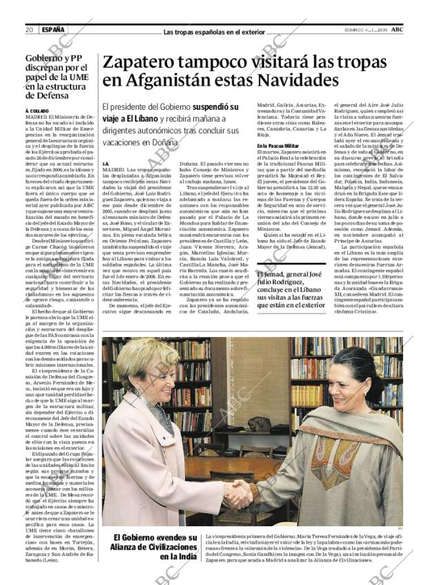 ABC MADRID 04-01-2009 página 20
