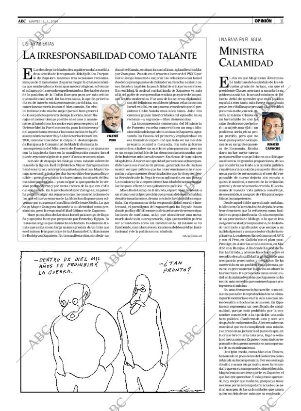 ABC MADRID 13-01-2009 página 11