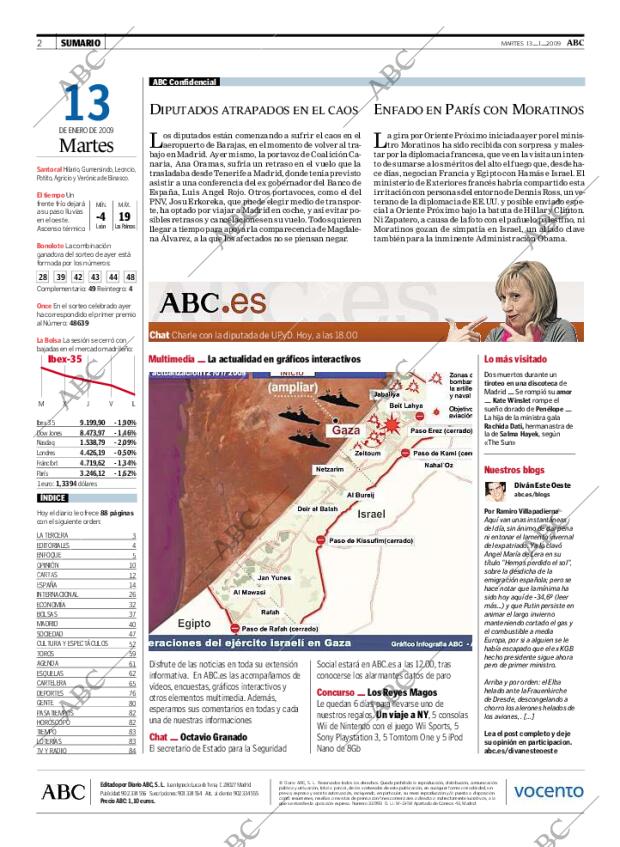 ABC MADRID 13-01-2009 página 2