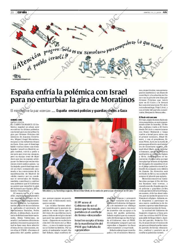 ABC MADRID 13-01-2009 página 20