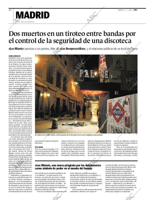 ABC MADRID 13-01-2009 página 40