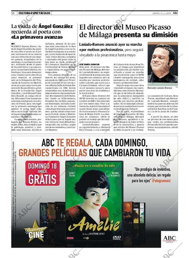 ABC MADRID 13-01-2009 página 58