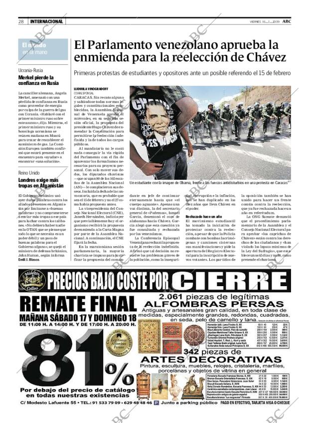 ABC MADRID 16-01-2009 página 28
