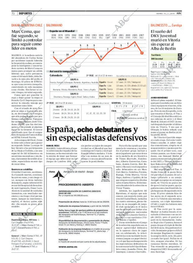 ABC MADRID 16-01-2009 página 70