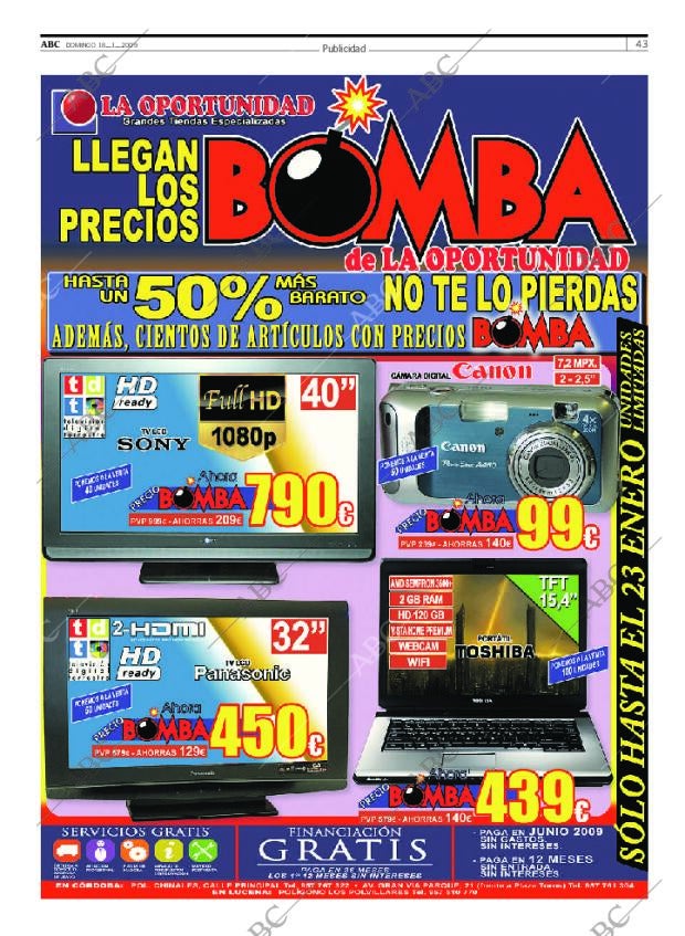ABC CORDOBA 18-01-2009 página 45