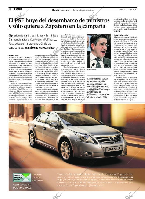 ABC CORDOBA 19-01-2009 página 22