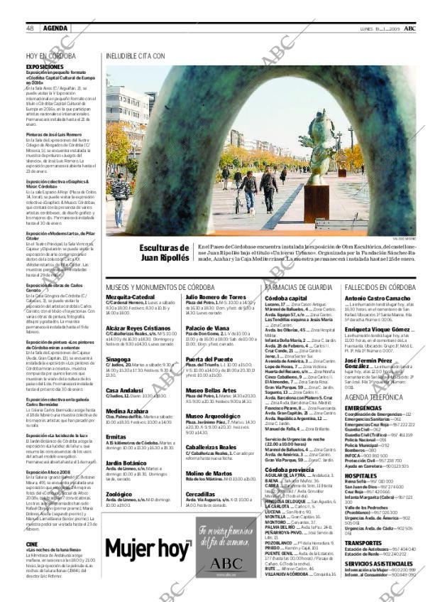 ABC CORDOBA 19-01-2009 página 48