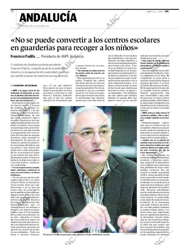 ABC CORDOBA 19-01-2009 página 50