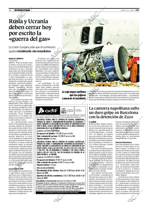 ABC MADRID 19-01-2009 página 34
