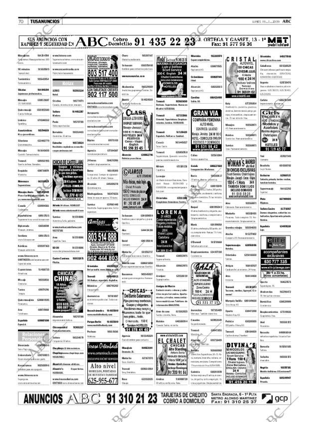 ABC MADRID 19-01-2009 página 70