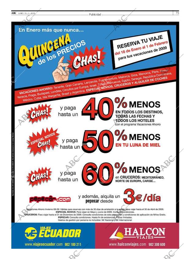 ABC MADRID 19-01-2009 página 75