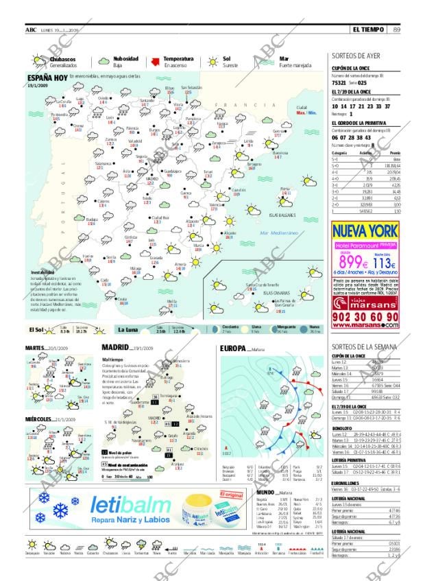 ABC MADRID 19-01-2009 página 89