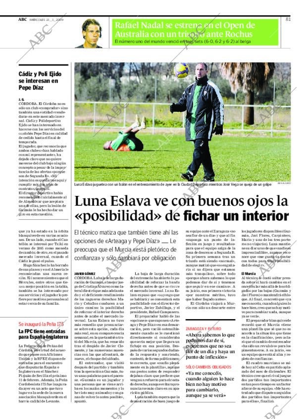 ABC CORDOBA 21-01-2009 página 81