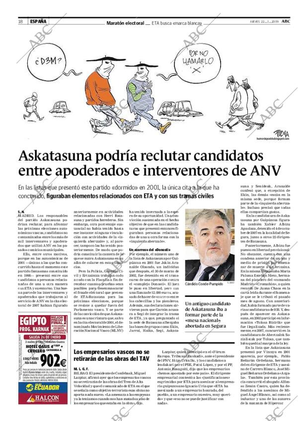 ABC MADRID 22-01-2009 página 18
