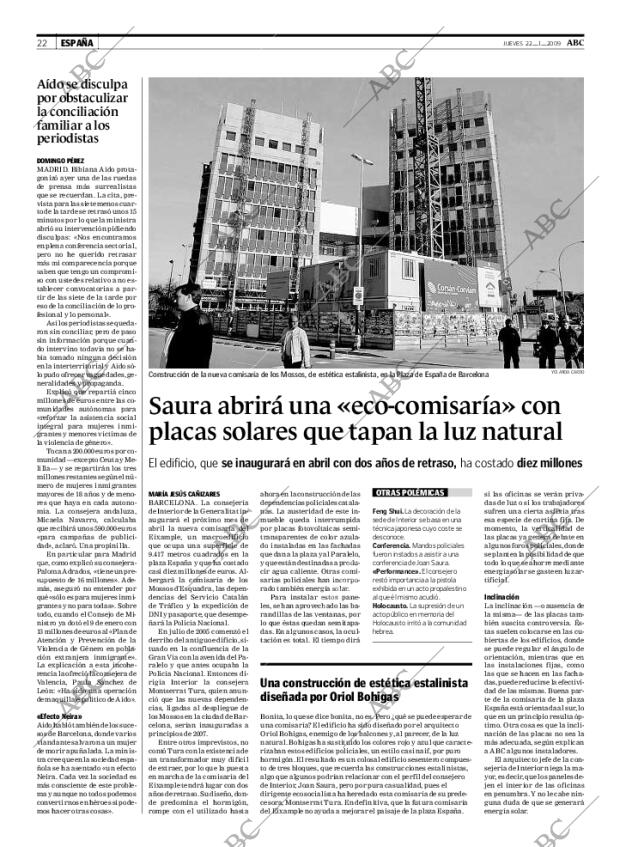 ABC MADRID 22-01-2009 página 22