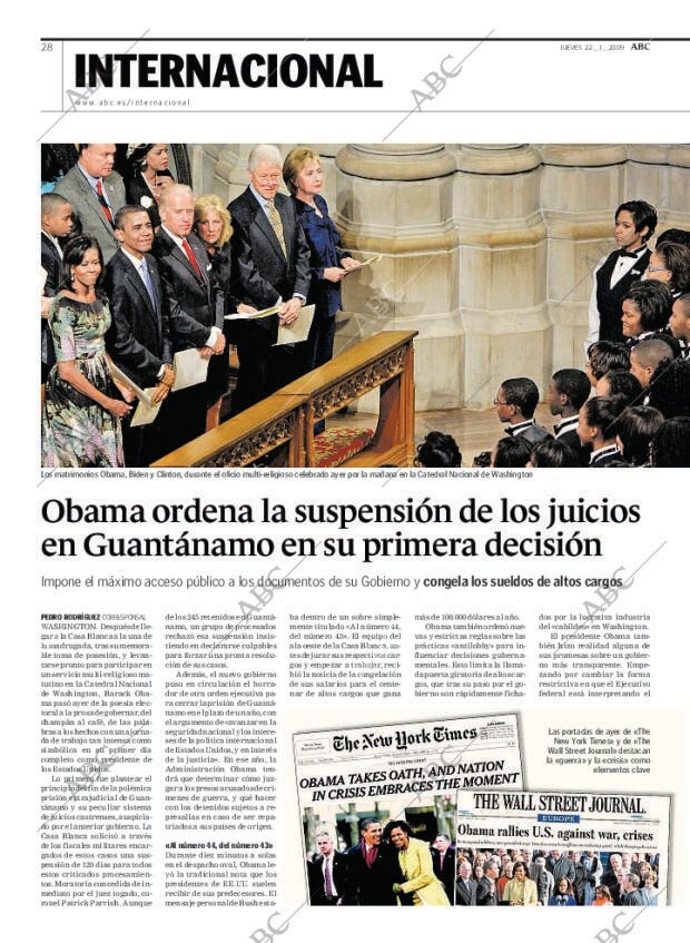 ABC MADRID 22-01-2009 página 28